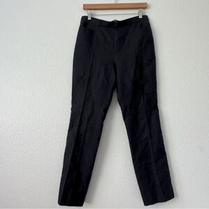 AKRIS x BERGDORF GOODMAN Cotton Twill Cigar Pants in Black SZ 8